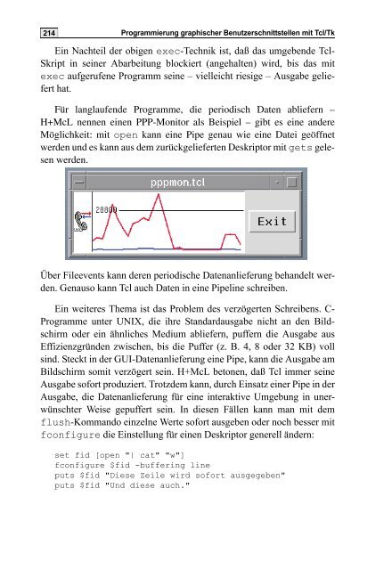 Skript Tcl/Tk - Praktische Informatik / Datenbanken - Universität Kassel