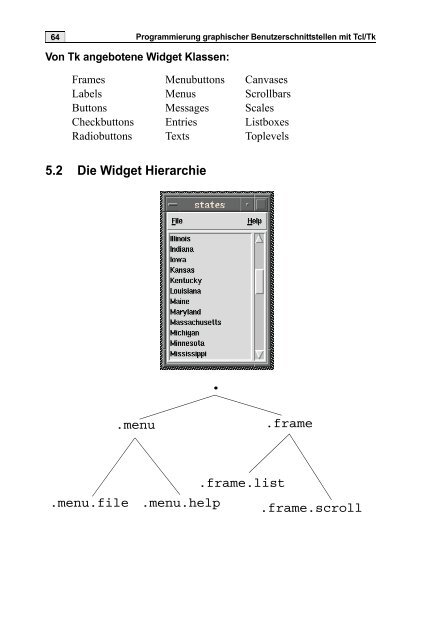 Skript Tcl/Tk - Praktische Informatik / Datenbanken - Universität Kassel