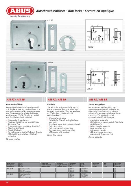 Türtechnik Door Security Sécurité pour Porte - Neue Seite 1