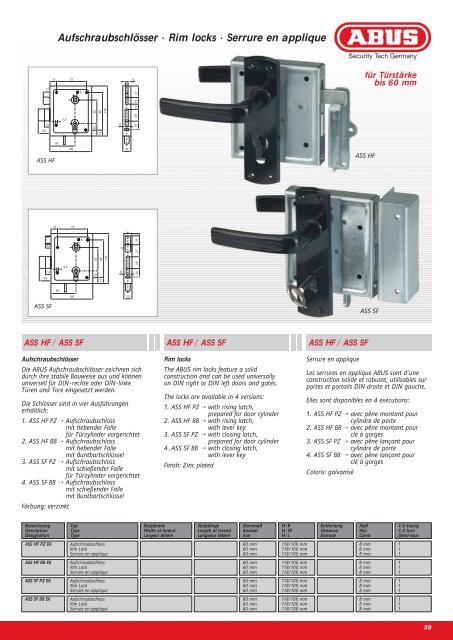 Türtechnik Door Security Sécurité pour Porte - Neue Seite 1