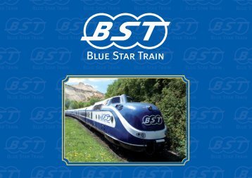 Broschüre - im Blue-Star-Train