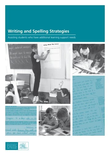 Writing and Spelling Strategies - Public Schools NSW
