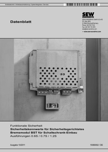 Datenblatt - SEW Eurodrive