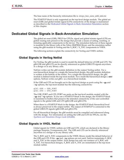 Chapter 4 Netgen Testben