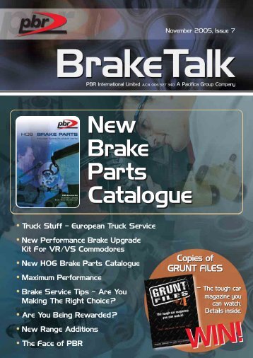 New Brake Parts Catalogue New Brake Parts Catalogue