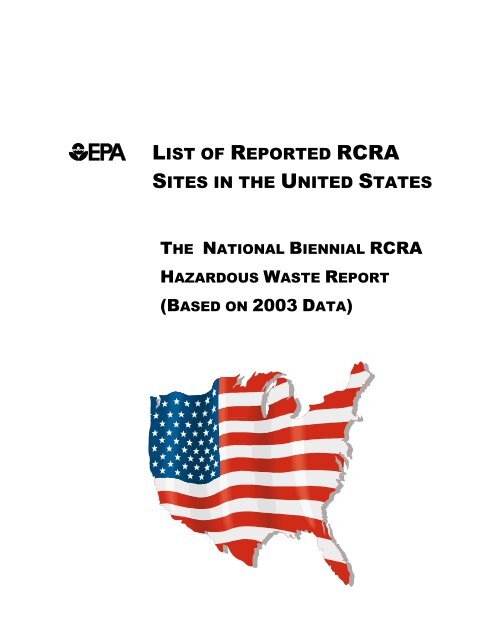 2003 National Biennial Report Site Detail Report Us