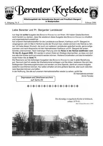 kreis berent. - Landsmannschaft Westpreußen e.V.