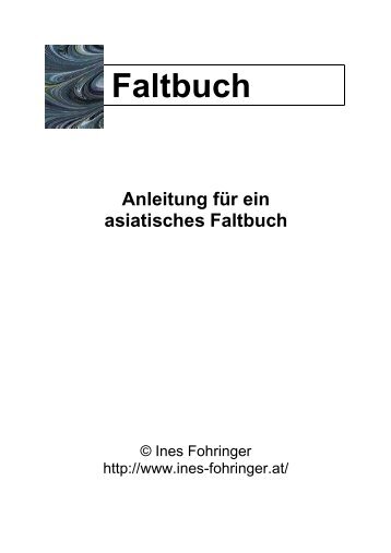 Faltbuch - ines.fohringer