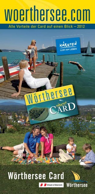 Wörthersee Card - Produkte