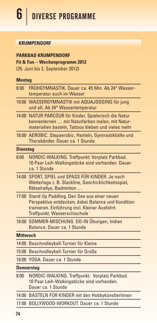 Wörthersee Card - Produkte