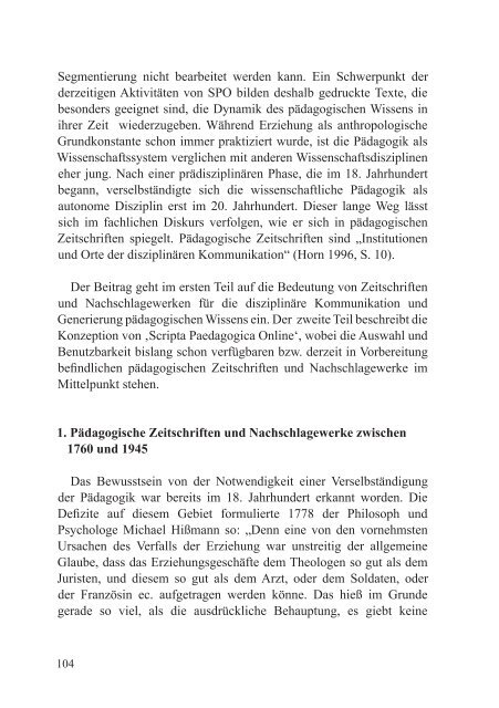 Scripta Paedagogica Online Digitales Textarchiv zur ...