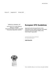 European STD Guidelines - The International Union against ...