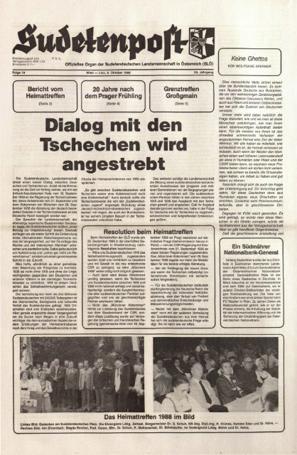 Ausgabe - Sudetenpost