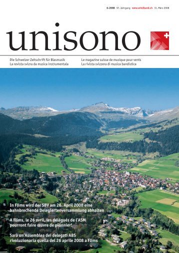 unisono - Schweizer Blasmusikverband