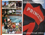 Athletics Overview - Princeton Athletics