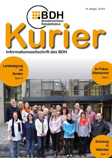 Ausgabe 3/4 2012 - BDH