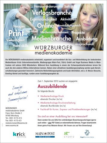 Auszubildende - Stürtz GmbH
