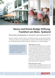 Henry und Emma Budge Stiftung, Frankfurt am Main ... - Ascom