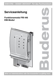 Storungssuche Und Beseitigung 3 Buderus Ersatzteile Fur