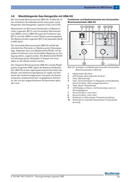 3 Regelgeräte der EMS-Kessel - Buderus