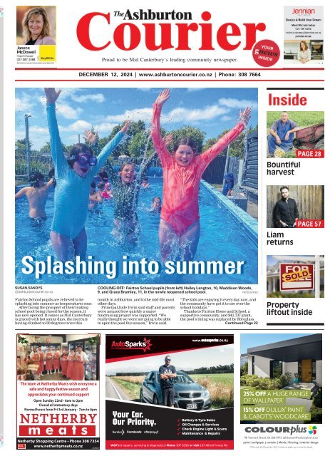 Ashburton Courier: December 12, 2024