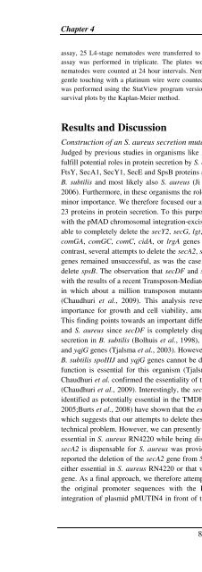 The Staphylococcus aureus secretome - TI Pharma