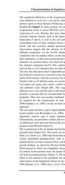 The Staphylococcus aureus secretome - TI Pharma