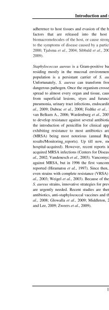 The Staphylococcus aureus secretome - TI Pharma