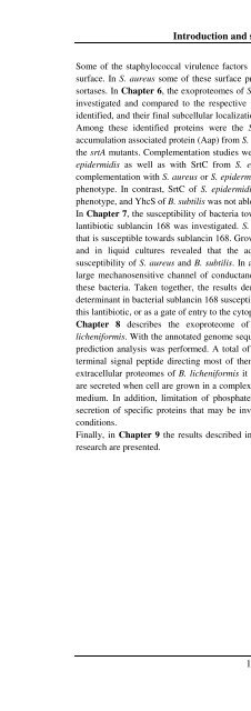 The Staphylococcus aureus secretome - TI Pharma