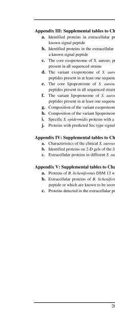 The Staphylococcus aureus secretome - TI Pharma