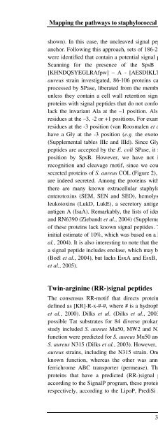 The Staphylococcus aureus secretome - TI Pharma