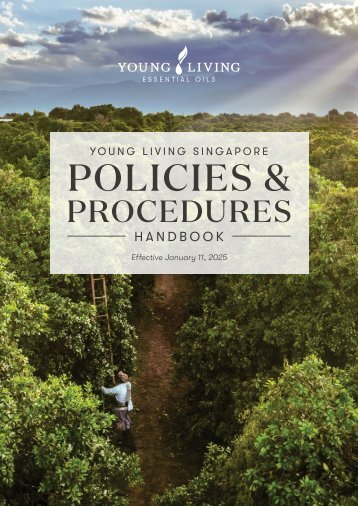 Young Living Singapore Policies and Procedures Handbook