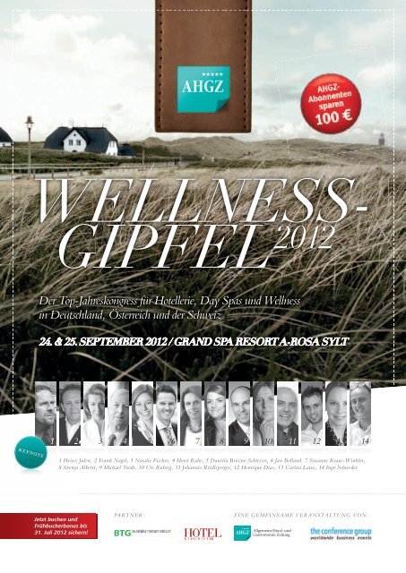 Wellness-Gipfel - The Conference Group GmbH