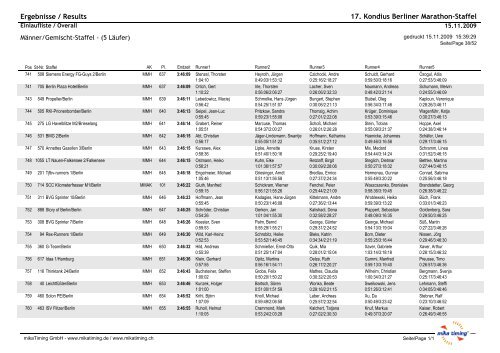 XVII. Marathonstaffel - Ergebnisse, P. 3 - dashman.de