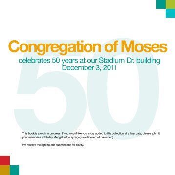 50This - Congregation of Moses