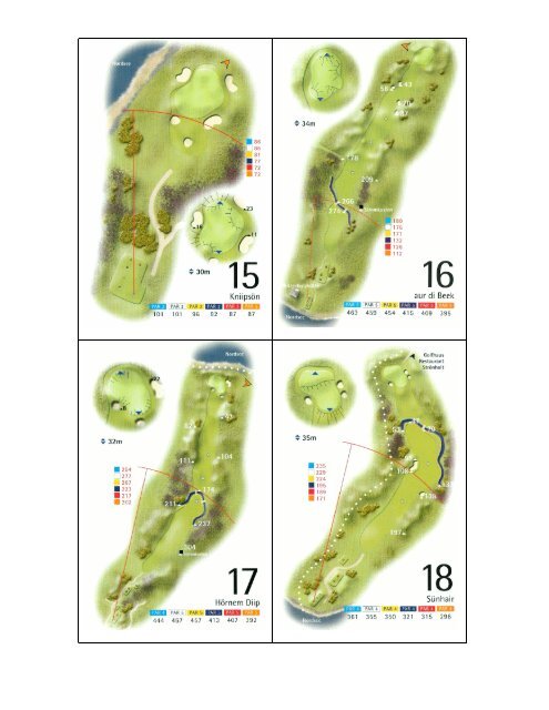 BIRDIEBOOK GC Budersand Sylt - Virtual Golfcourse.eu
