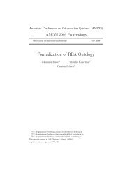 Formalization of REA Ontology - TU Bergakademie Freiberg