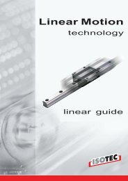 Linear Motion - Isotec Automation und