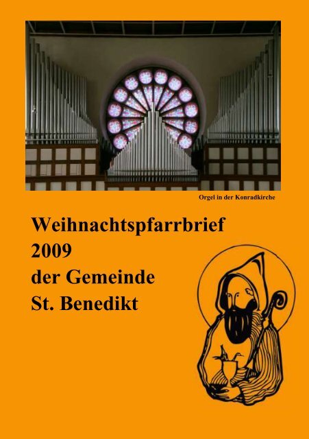 Weihnachtspfarrbrief 2009 der Gemeinde St. Benedikt