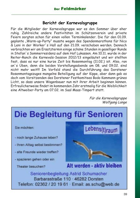 Der (Dez-2012) - Allgemeiner Bürgerschützenverein Dorsten ...