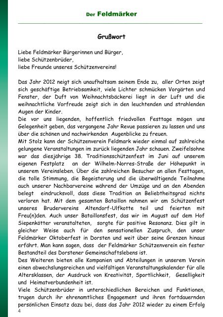 Der (Dez-2012) - Allgemeiner Bürgerschützenverein Dorsten ...