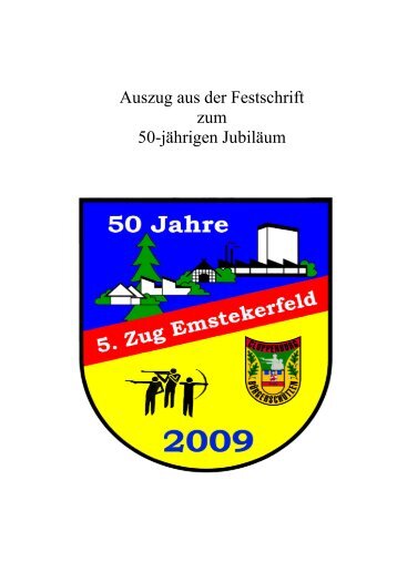 festschrift Homepage - Bürgerschützenverein Cloppenburg