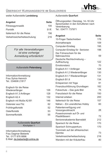 Sehr geehrte Bürgerinnen und Bürger der Stadt Halle (Saale) und ...