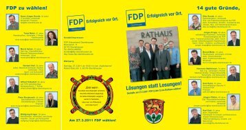 Erfolgreich vor Ort. - FDP Kreis-Offenbach