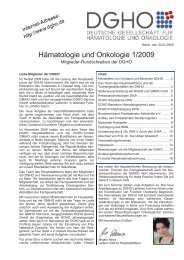 Rundschreiben 01/09 - DGHO