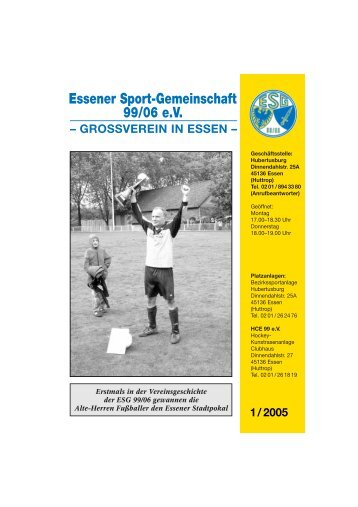 45138 Essen Telefon 89 84 89 - Essener Sportgemeinschaft 99/06 ...