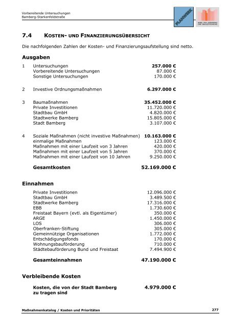 4 bestand - darstellung und bewertung - Stadtplanungsamt - Bamberg