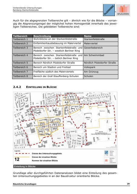 4 bestand - darstellung und bewertung - Stadtplanungsamt - Bamberg