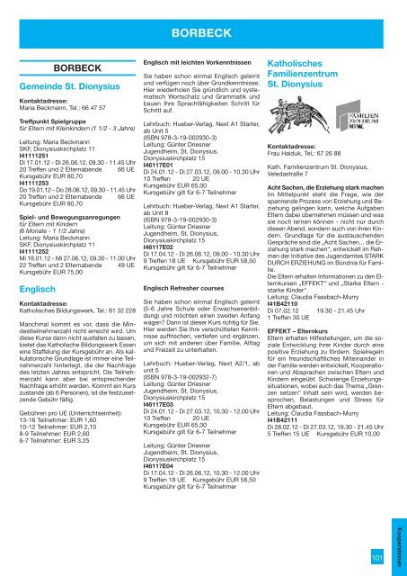 eltern sein - Katholische Erwachsenen- und Familienbildung im ...