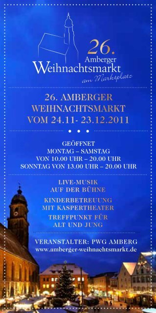 11-13 UHR 4. ADVENT, 18.12. - Stadtmarketing Amberg